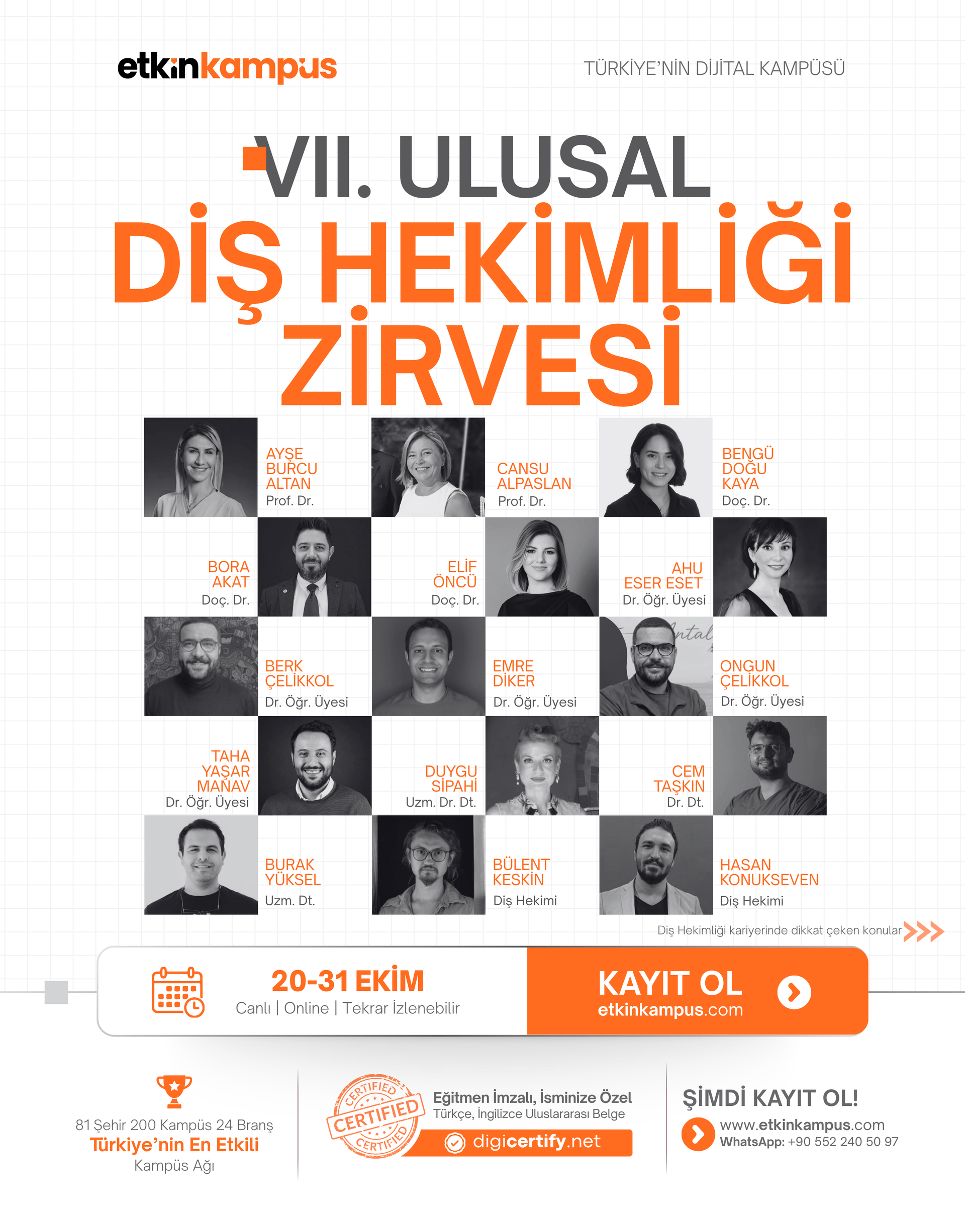 VII. Ulusal Diş Hekimliği Zirvesi etkinlik görseli