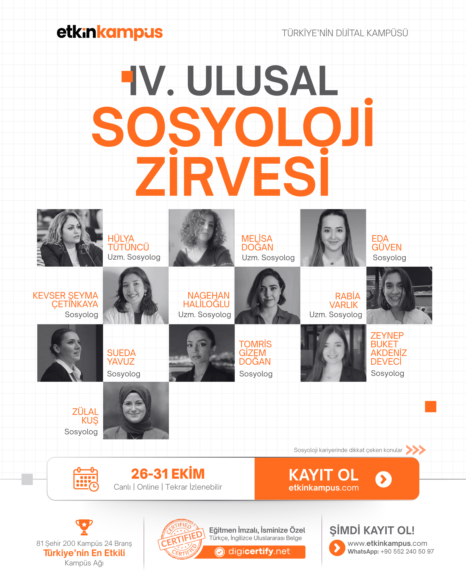 IV. Ulusal Sosyoloji Zirvesi etkinlik görseli