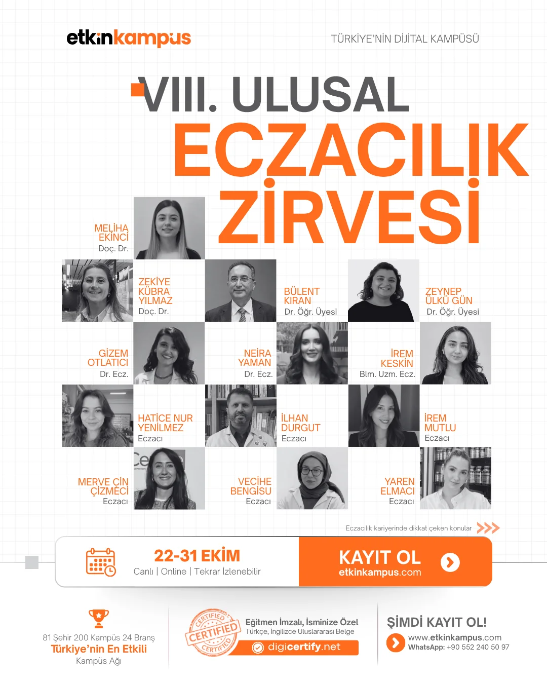 VIII. ULUSAL ECZACILIK ZİRVESİ etkinlik görseli